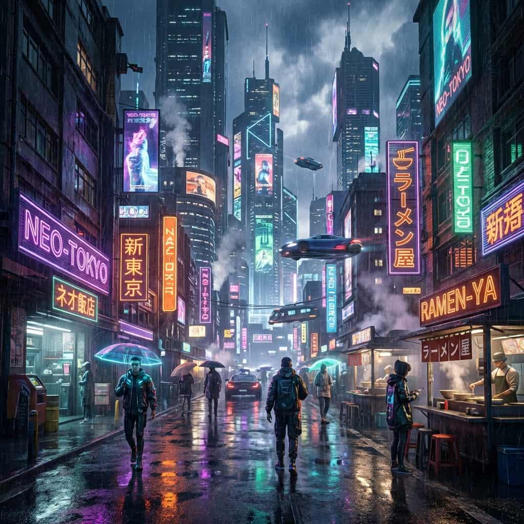 Cyber City Rain